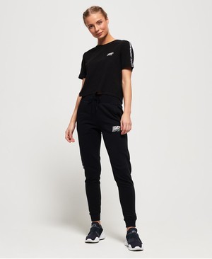 Superdry Core Sport Női Sportruházat Fekete | HNQEU7164